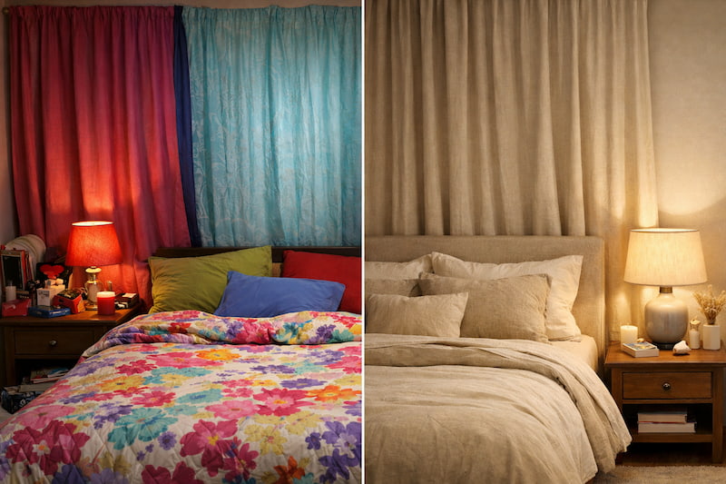 رنگ هایی که خواب را سبک یا ناآرام می کنند