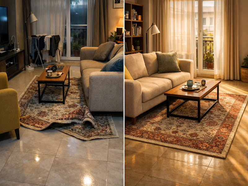 سوالات پرتکرار درباره جلوگیری از سر خوردن فرش