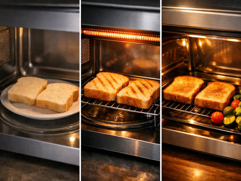 سوالات پرتکرار کاربران راجع به تفاوت مایکروویو، مایکروفر و سولاردم