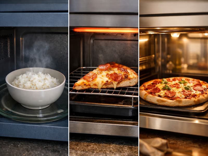 مایکروفر چیست؟ (چه تفاوتی با مایکروویو دارد؟)