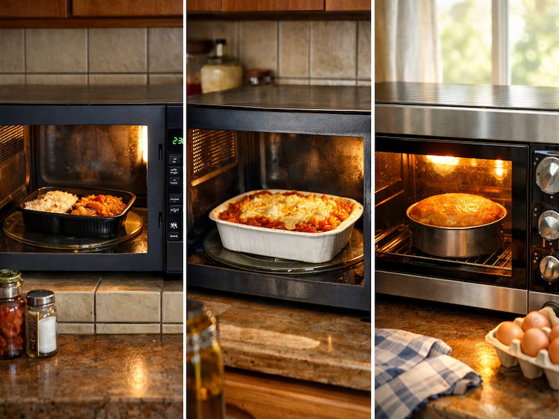 مایکروویو برای چه کارهایی مناسب است؟