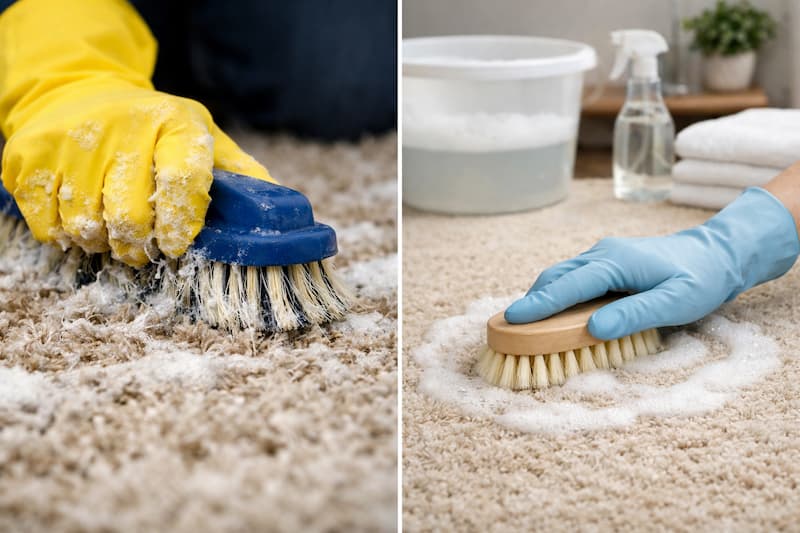 نسبت درست شامپو فرش و آب را رعایت کن