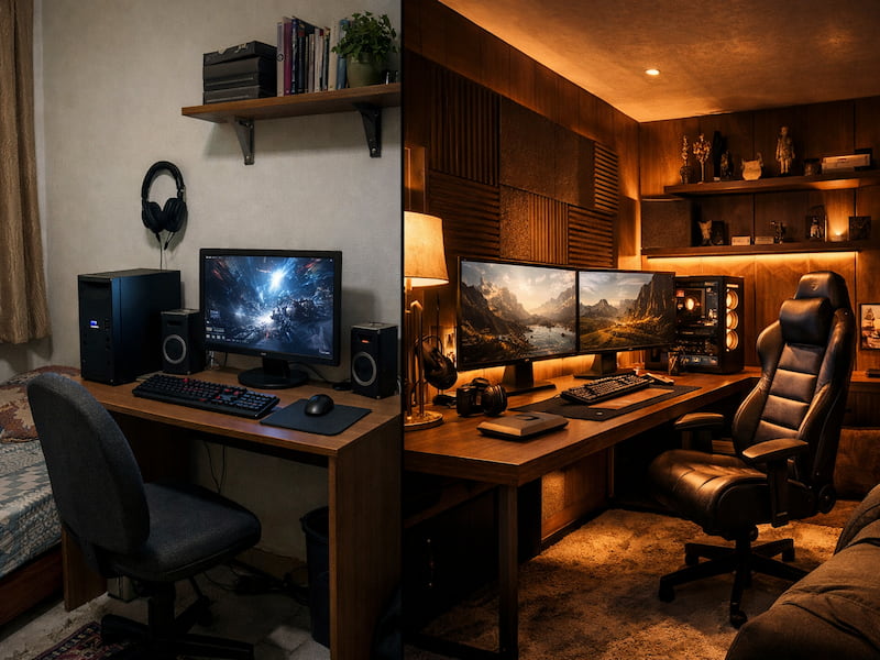 نورپردازی اتاق گیمینگ