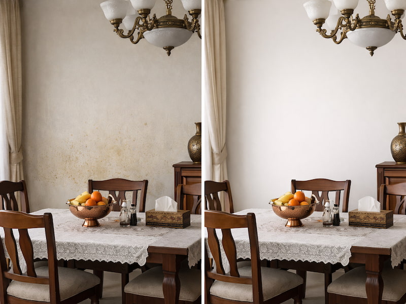 چگونه سیاهی دیوار را پاک کنی بدون اینکه رنگ بریزد؟