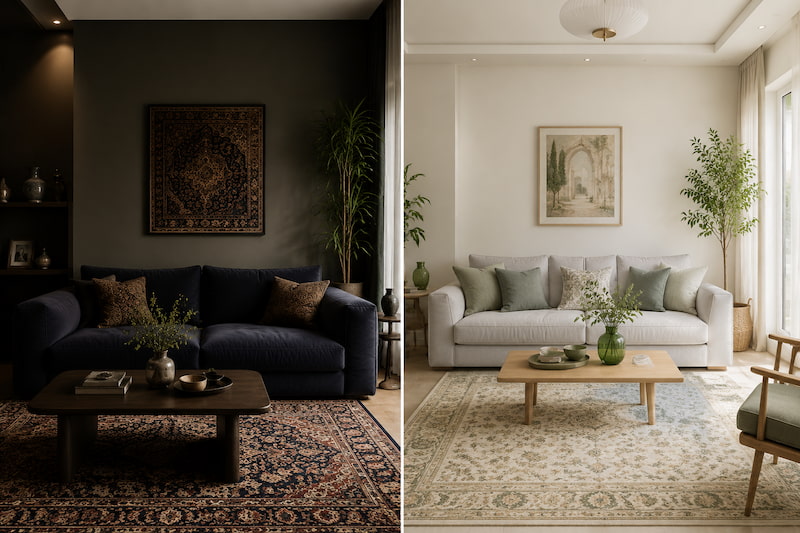 بهترین رنگ میز تلویزیون برای پذیرایی کوچک